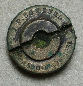 Civil War Relic Dated Oct.  16,  1861 Schenkl Copper Fuse Top Portion
