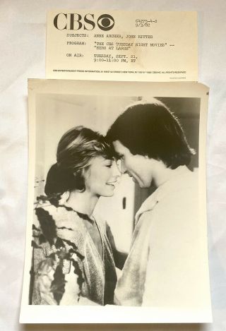 John Ritter Hero At Large Anne Archer Movie Still Press Publicity Photo 7 " X 9 "