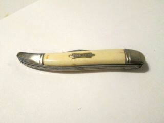 Vintage Imperial Ireland Fishing Pocket Knife/scaler Fish Knife Shield