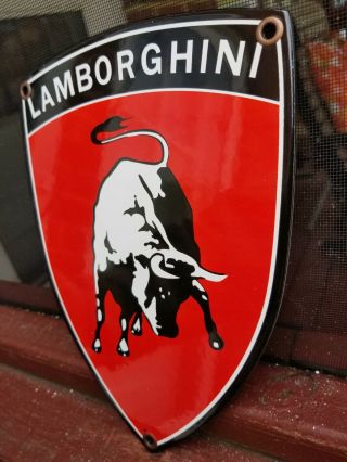 VINTAGE LAMBORGHINI SPORTS CAR DEALERSHIP 9 