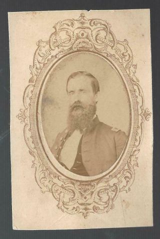 Civil War Cdv Union Cavalry Trooper William W Slade 1st Iowa Cavalry