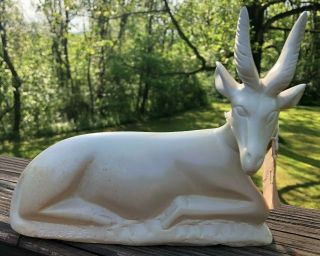 Hand Carved & Polished Soapstone Gazelle Antelope Figurine Sculpture From Kenya