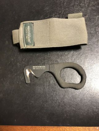 Benchmade 7 Rescue Hook Strap Cutter With Sheath And Molle Attachment Military
