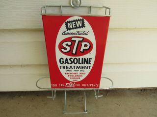Vintage Stp Gasoline Treatment Metal Display/dispenser Rack