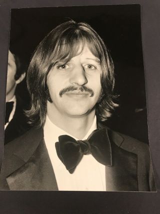 Ringo Starr,  The Beatles Vintage Press 6 X 8 Photo 1969 Image Re - Issued 1982