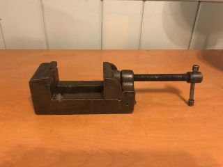 Vintage Palmgren 6” Long Drill Press Vise,  Opens 3 " Bench Tool