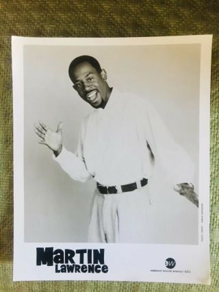 Vintage Martin Lawrence Comedian 8x10 Press Photo From Comedy Album