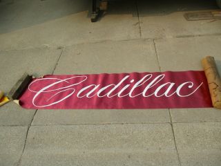 Gm Cadillac Dealership Sign Banner Car