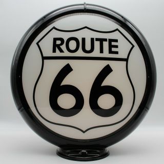 Route 66 13.  5 " Gas Pump Globe - Ships Fully Assembled Ready For Display
