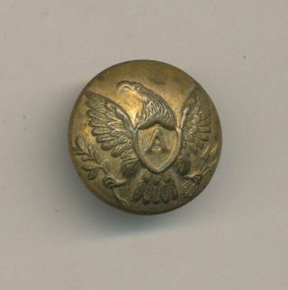 Civil War Period Artillery Coat (21mm) Button.  Ay - 78