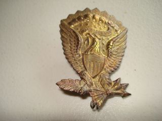 Rare Civil War Eagle Hardee Hat Insignia/badge C - 5