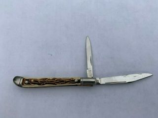 Vintage Colonial Prov.  Usa Pocket Knife Shape Almost 3  Closed.  @@@@
