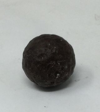 Vintage Civil War Era Cannon Ball - Solid Shot 4.  3oz.  Jb