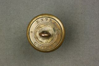 Civil War Union Cavalry Coat Button Extra Quality Back Mark 2