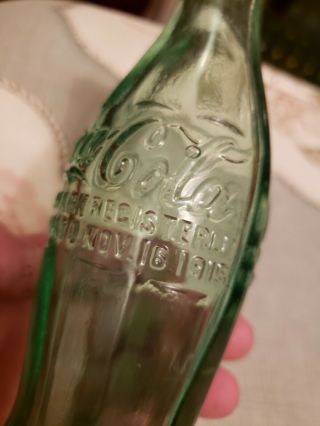 COCA COLA 1915 HALLETTSVILLE TEXAS Coke bottle TX 3