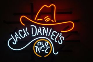 17 " X14 " Jack Daniels Old No.  7 Neon Sign Light Bistro Beer Bar Pub Wall Hanging