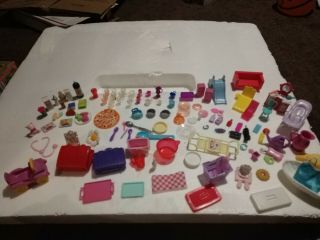 Vintage Barbie Accessories (dishes,  Food Furniture Car Suitcase And Much More)