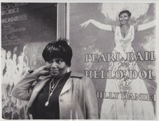 1975 Vintage Press Photograph - Pearl Bailey - " Hello Dolly " - York