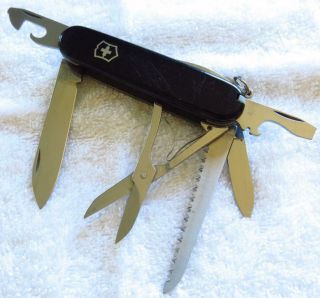 Victorinox Black Huntsman Swiss Army Knife,