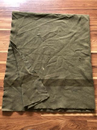 Civil War Union Federal Issue Brown Wool Military Infantry Blanket,  Exc