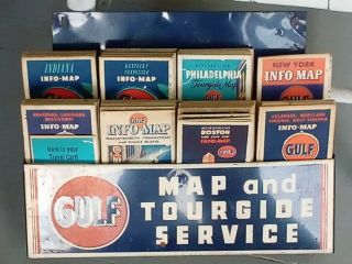 Gulf Map And Tourgide Service Map Rack,  Holder,  Maps.