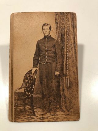 Civil War Soldier Identified Cdv Photograph Of 12th Ny Infantry & 3rd Lt Arty