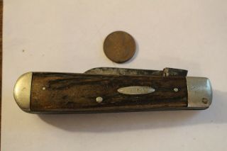 Vintage 2 Blade Ka - Bar Folding Pocket Knife