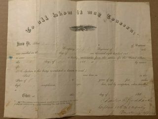 Civil War Discharge,  85th,  88th Ohio,  And Pensions,  Generals And Interior Signed