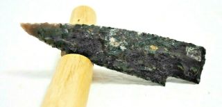 Knife Blade 5 " Stone B5 " - 35 Knife Blade Hand Knapped Agate Stone Knife Blade