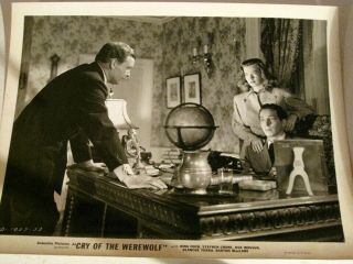 3 8 X 10 Photos from the Movie CRY OF THE WEREWOLF NINA FOCH NOIR.  DS3026 2