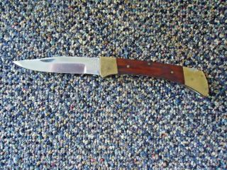 Vintage Made In Pakistan Single Blade Folding Locking Pocket Knife " Great Item