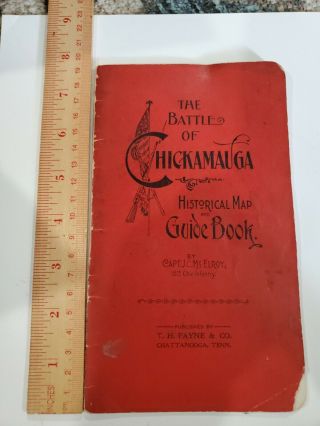 Battle Of Chickamauga 18th Ohio Infantry 1910 Civil War Guide Book No Map