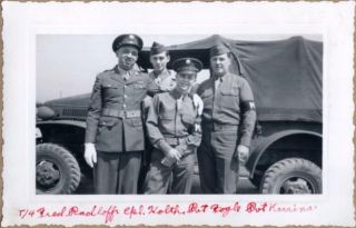 Wwii Us Army Mps Military Police Dodge Command Car Carrying Billy Club Photo