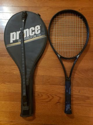 Vintage Prince Tennis Cts Thunderstick 110 4 - 1/2 Racquet Needs Grip