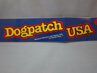 RARE VINTAGE DOGPATCH USA BUMPER STICKER With SHMOO LIL ABNER DECAL L@@K 3