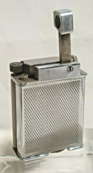 Vintage Early Lustralite Cigarette Tobacco Lighter Made England Ww2 1940s Era