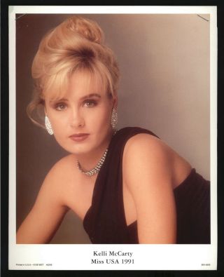 Kelli Mccarty - 8x10 Headshot Photo W/ Resume - Miss Usa 1991