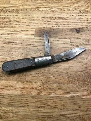 Vintage Barlow Imperial Prov Ri Usa Folding Pocket Knife