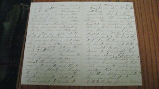 CIVIL WAR SOLDIERS LETTER JAMES M WILLIAMS CO E 109TH NY ANNAPOLIS JNCT.  MD 2
