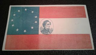 Civil War Envelope - Csa - Civil War Postal Cover - 11 Star Flag