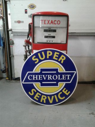 Classic 37 Inch Chevrolet Service Sign