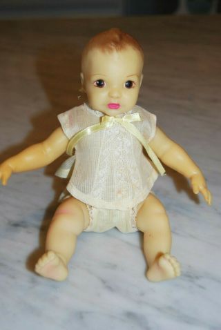 Vintage Terri Lee Clothes - Linda Baby Yellow Romper Creeper Set Lf - 62