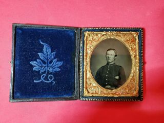 6th Plate Civil War Soldier Tintype