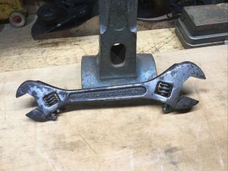 Vintage Crescent Tool Co.  8 - 10in.  Double Headed Adjustable Wrench