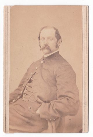 U.  S.  Civil War Era Union Soldier (unidentified - Poss.  10th Mass Infantry) Cdv