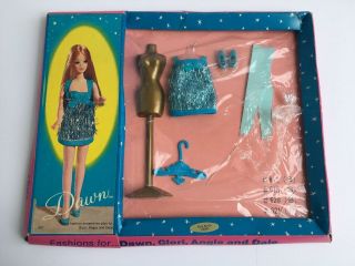 Vintage 1969 Dawn Doll Fashion Gala Go - Go 0621 In Package