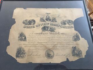 1867 American Civil War Honorable Discharge Certificate