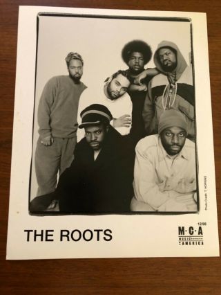 The Roots 1998 Vintage 8x10 Press Photo Members Of The Group