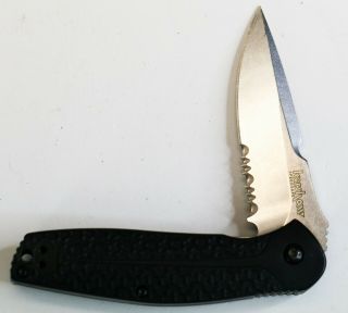 Kershaw Knives Speedsafe Knife 1970st Combo Edge Blade Assist Near