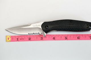 Kershaw Knives Speedsafe Knife 1970ST Combo Edge Blade Assist NEAR 2